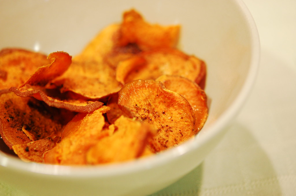 Sweet potato chips