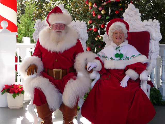 Meeting Santa and Mrs. Claus