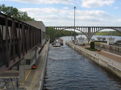 Lock on the Mississippi River, Minneapolis