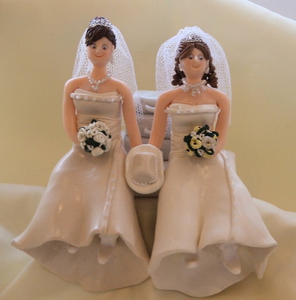 Wedding Cake Toppers Cowboy Girl Brides