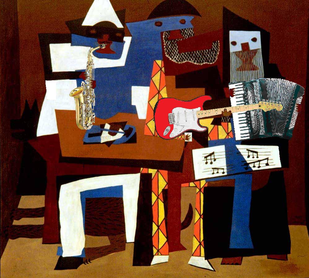 Image result for tres musicos picasso