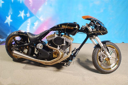 The Steve McQueen chopper built by East Side Custom Choppers of NY