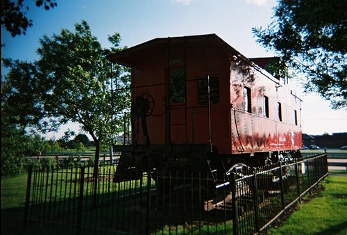 Retired caboose from the Chicago, Rock Island & Pacific Railroad. Tinley Park Illinois. June 2008. by Eddie from Chicago