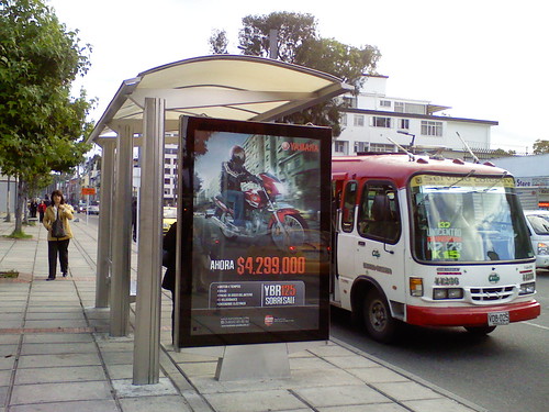 Bus shelter, Colombia