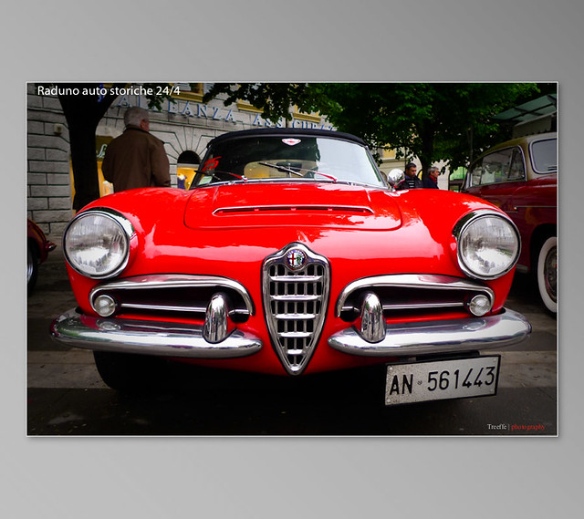 Old Alfa Romeo A show of historical cars in Ancona last saturday