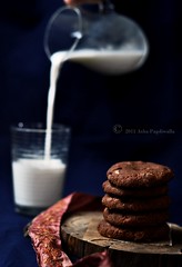 Beat the Blues cookies and Milk