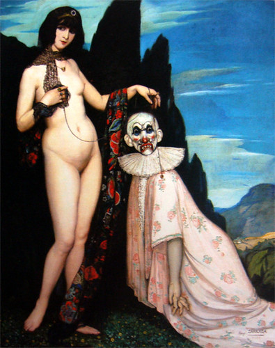 La mujer y el pelele, Ángel Zárraga 1909