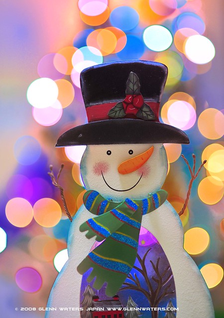 Snowman Bokeh  (Explored) 10,500 visits to this photo. Thank you.