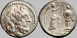 67/1 #9708-32 Anonymous Sicily Jupiter Victory trophy Victoriatus