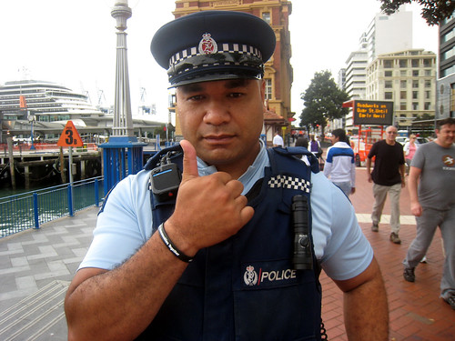Quay Street. Auckland NZ, local police - MG_1676