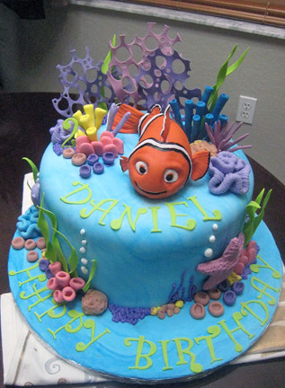 Birthday Cake Decorations on Nemo Birthday Cake   Flickr   Photo Sharing