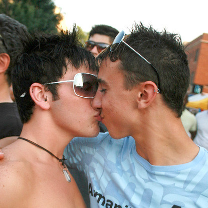 Gay Teenagers Kissing 48