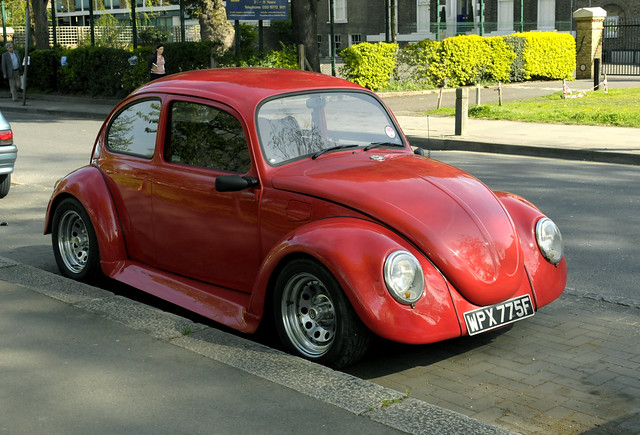 Cool Custom VW Beetle Awesome looking bug we found near Clapham Common