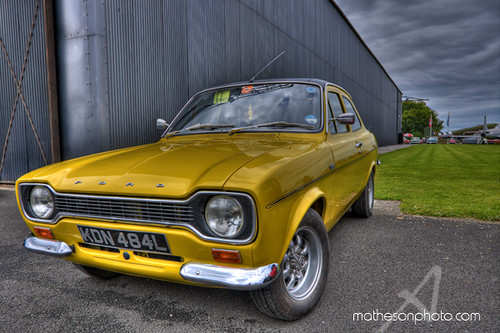 Ford Escort Mk1 Mexico at Yorkshire Air Museum hosting the East Yorkshire