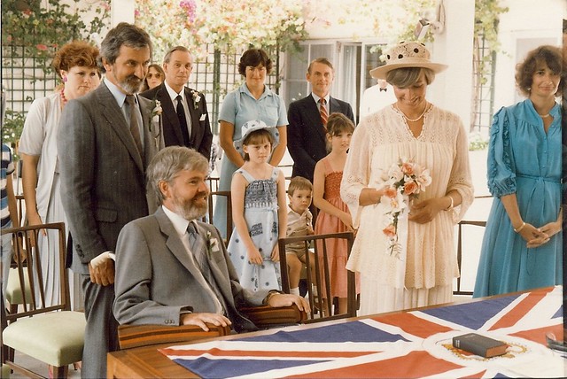 Wedding at the Rumeila residence 1980s 