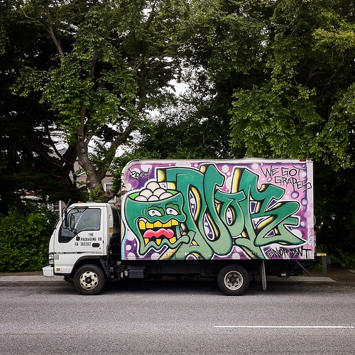 Street Parking: Graffiti Truck by the other Martin Taylor