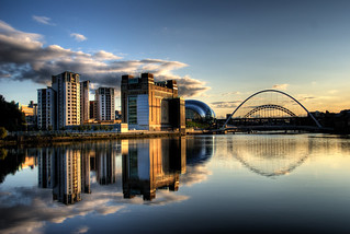 View of the Tyne at Newcastle by Wilka