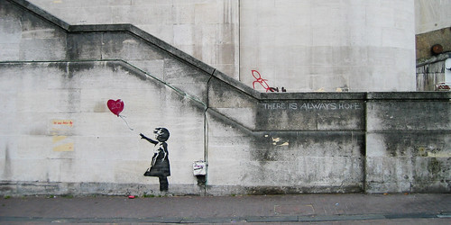 Banksy Girl Balloon
