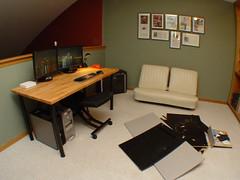 Decluttered Office Desk