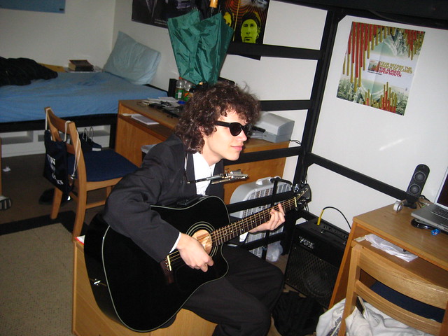 Bob Dylan Costume with Guitar