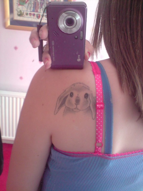 My Rabbit Tattoo Yes it's officiali'm hopping mad 