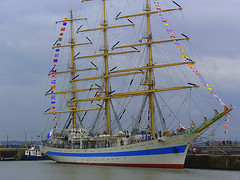 Tall ships in Liverpool 2008