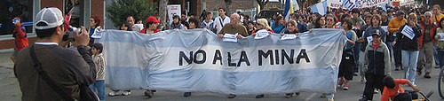 Argentina- "No a la mina"!