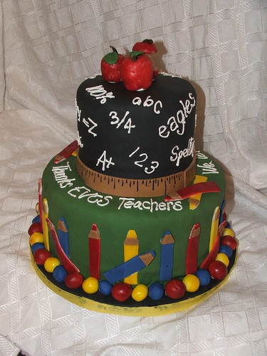 Teacher Appreciation Cake by Cake Chicks!