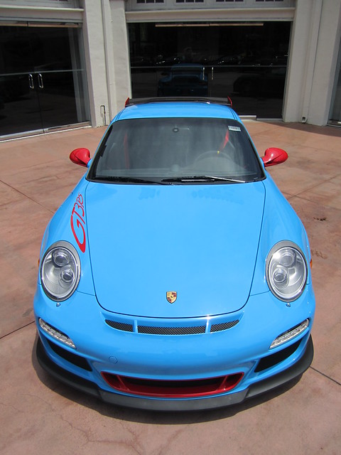 Porsche 997 GT3 RS in Riviera Blue
