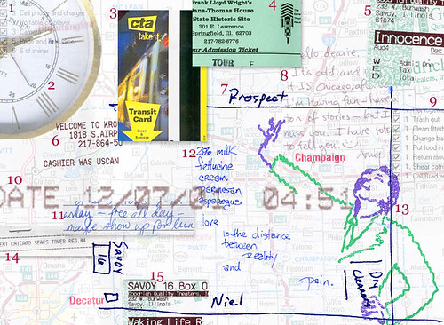 2001 Illinois trip collage