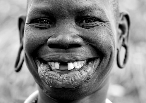 A Surma smile Ethiopia