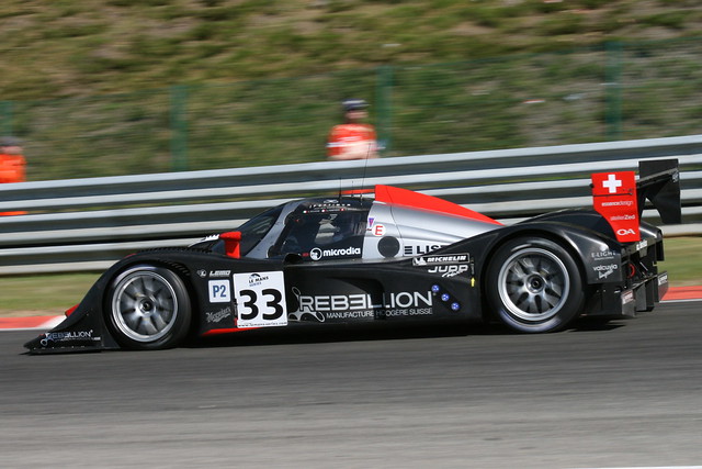 The Judd V8 powered LMP2 Lola Coupe of Belicchi Pompidou and Zacchia at
