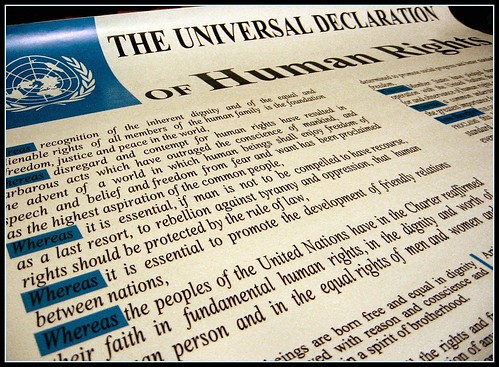 60th anniversary Universal Declaration of Human Rights by Optical illusion