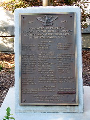 Simpson Co., KY war memorial
