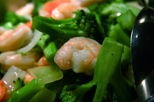 Chinese Food Shrimp Broccoli 12-6-08 6