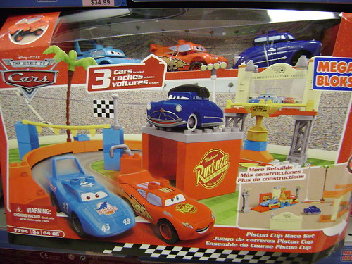CARS pixar movie Mega Bloks playset There have been many amazing car