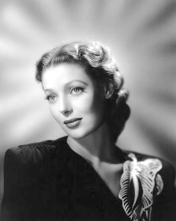 A beautiful portrait of Hollywood Starlet Loretta Young