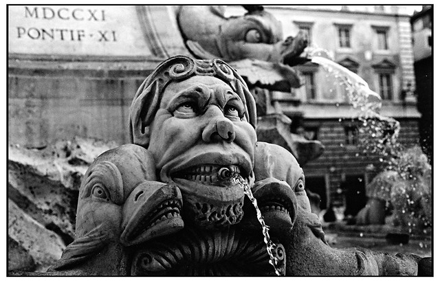 Fountain near the Pantheon Rome 1993