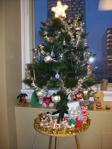 My office Christmas tree