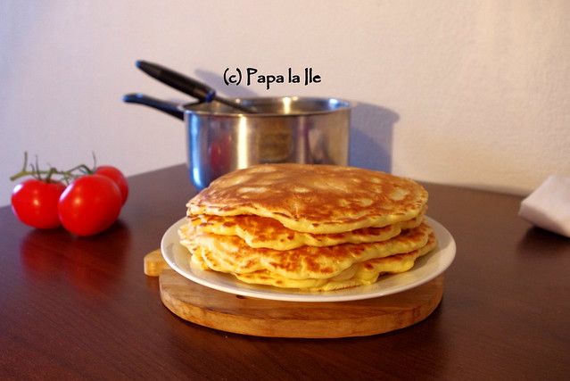 Pancakes cu cascaval si sunca (5)
