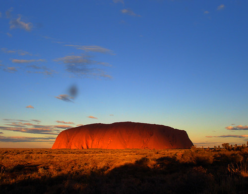 Ayers Rock/Uluru Sunset, Uluru-Kata Tjuta National Park, Northern Territory, Australia