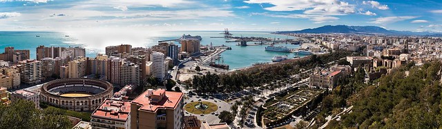 Panorámica de Málaga