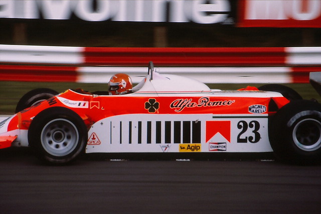 Bruno Giacomelli Alfa Romeo 179 F1 1980 British GP Brands Hatch