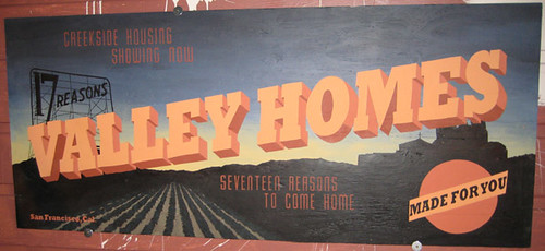 Valley Homes sign