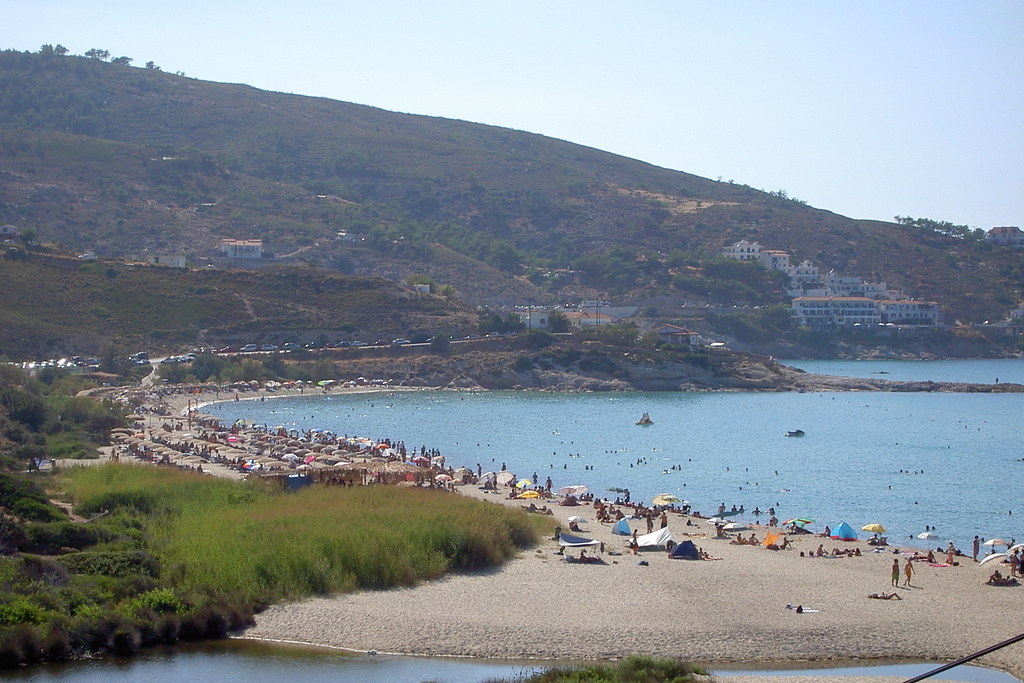 Mesakti beach in August