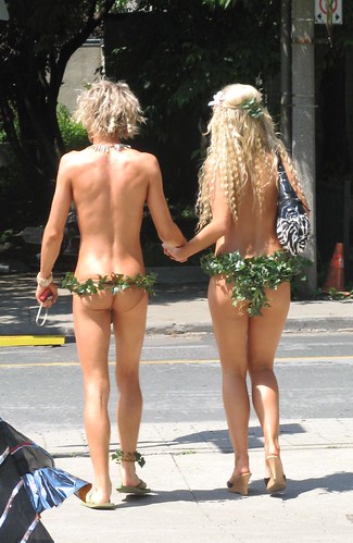 Adam and Eve in Toronto Pride