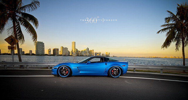 Corvette Z06 on 360 Forged Straight 5ive three sixty forged wallpapers
