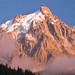 Mont Blanc at Sunset