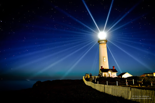 Pigeon Point Lighthouse - Star on the Pacific