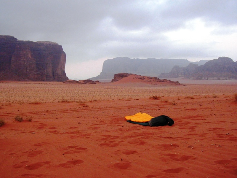 Camping in Wadi Rum, Jordan